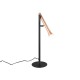- Fiato - Matt Black CCT Table Lamp with Coffee Shade Trio-552010165 - Fiato - Matt Black CCT Table Lamp with Coffee Shade