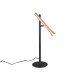 - Fiato - Matt Black CCT Table Lamp with Coffee Shade Trio-552010165 - Fiato - Matt Black CCT Table Lamp with Coffee Shade