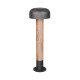 Trio-562560135 - Fraser - Anthracite & Wood Imitation Post IP54