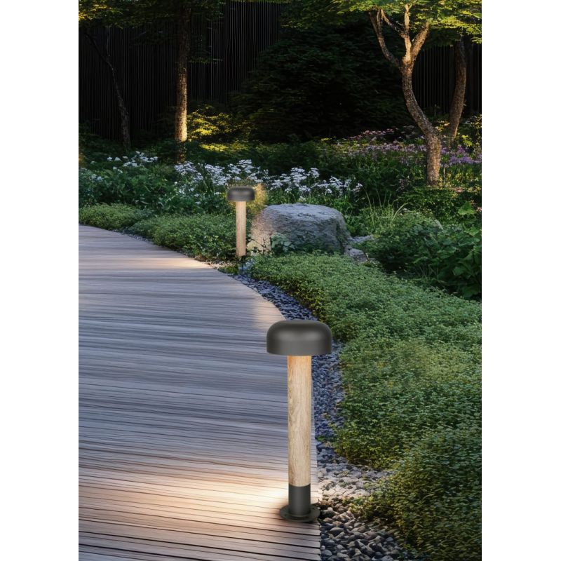 - Fraser - Anthracite & Concrete Imitation Post IP54 Trio-562560178 - Fraser - Anthracite & Concrete Imitation Post IP54