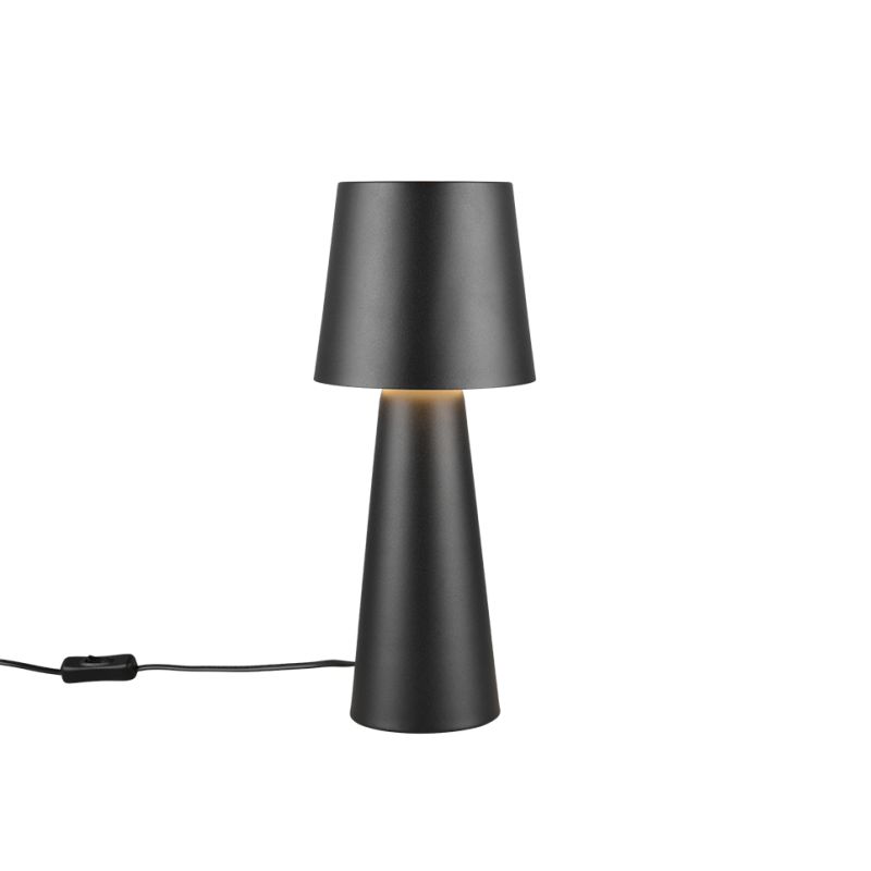 - Nubian - Matt Black Table Lamp Trio-562900132 - Nubian - Matt Black Table Lamp
