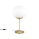 - Fomento - Matt Brass Table Lamp with White Oval Glass Trio-563100108 - Fomento - Matt Brass Table Lamp with White Oval Glass