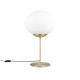 - Fomento - Matt Brass Table Lamp with White Oval Glass Trio-563100108 - Fomento - Matt Brass Table Lamp with White Oval Glass
