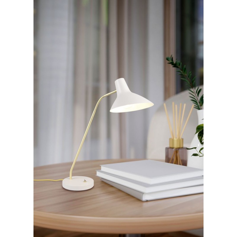 Trio-563400176 - Traveller - Warm Grey & Gold Table Lamp