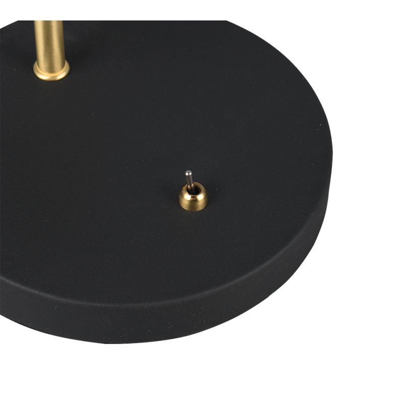 Trio-563400180 - Traveller - Black & Gold Table Lamp