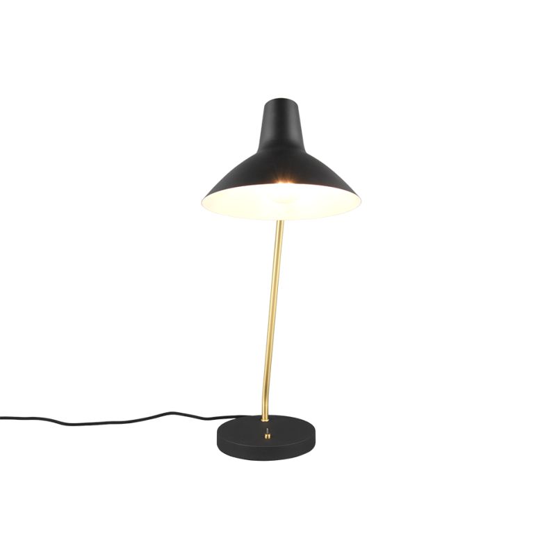 Trio-563400180 - Traveller - Black & Gold Table Lamp