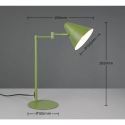 Cosima - Green Desk Lamp