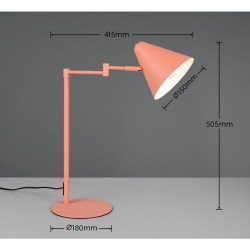 Cosima - Apricot Desk Lamp