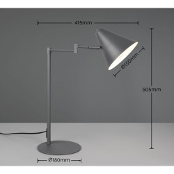 Cosima - Anthracite Desk Lamp