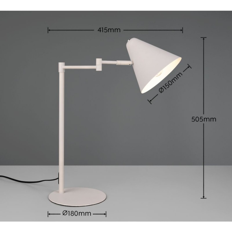 Trio-563900176 - Cosima - Warm Grey Desk Lamp