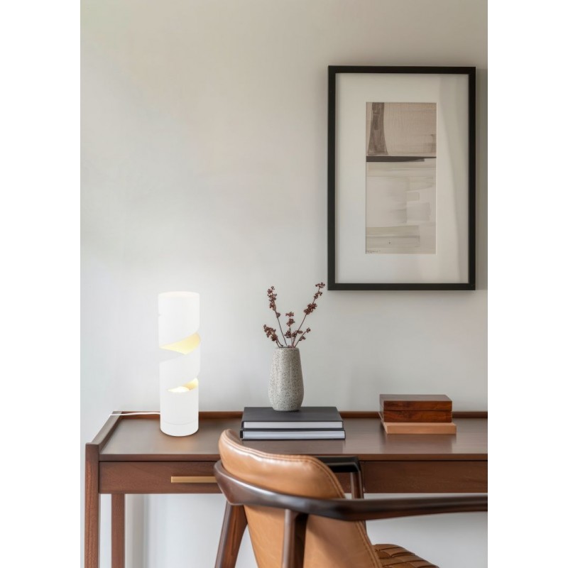 Trio-564000131 - Stream - Matt White Table Lamp