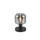 - Mataro - Matt Black Table Lamp with Mirrored Smoked Glass Trio-564100132 - Mataro - Matt Black Table Lamp with Mirrored Smoked Glass