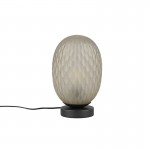 Facette - Matt Black Table Lamp with Decorative Green Glass Facette - Matt Black Table Lamp with Decorative Green Glass