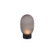 - Facette - Rechargeable Matt Black LED Table Lamp with Decorative Smoked Glass Trio-564210154 - Facette - Rechargeable Matt Black LED Table Lamp with Decorative Smoked Glass