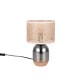 - Tara - Cork & Smoked Glass Table Lamp with Natural Straw Trio-564900157 - Tara - Cork & Smoked Glass Table Lamp with Natural Straw