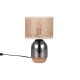 - Tara - Cork & Smoked Glass Table Lamp with Natural Straw Trio-564900157 - Tara - Cork & Smoked Glass Table Lamp with Natural Straw
