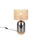 - Tara - Cork & Smoked Glass Table Lamp with Natural Straw Trio-564990157 - Tara - Cork & Smoked Glass Table Lamp with Natural Straw