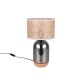 - Tara - Cork & Smoked Glass Table Lamp with Natural Straw Trio-564990157 - Tara - Cork & Smoked Glass Table Lamp with Natural Straw