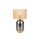 - Tara - Cork & Smoked Glass Table Lamp with Natural Straw Trio-564990157 - Tara - Cork & Smoked Glass Table Lamp with Natural Straw