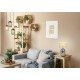 - Tara - Cork & Smoked Glass Table Lamp with Natural Straw Trio-564990157 - Tara - Cork & Smoked Glass Table Lamp with Natural Straw