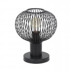 Gila - Matt Black Table Lamp ∅ 23 cm Gila - Matt Black Table Lamp ∅ 23 cm