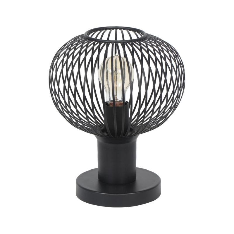 Table & Floor Lamp - Gila - Matt Black Table Lamp ∅ 23 cm Trio-565700132 - Gila - Matt Black Table Lamp ∅ 23 cm