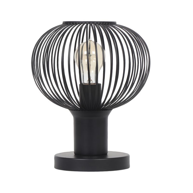 Table & Floor Lamp - Gila - Matt Black Table Lamp ∅ 23 cm Trio-565700132 - Gila - Matt Black Table Lamp ∅ 23 cm