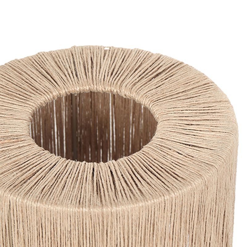 - Smilla - Black Table Lamp with Natural Jute Trio-566800136 - Smilla - Black Table Lamp with Natural Jute