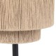 - Smilla - Black Table Lamp with Natural Jute Trio-566800136 - Smilla - Black Table Lamp with Natural Jute