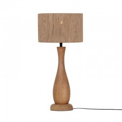 Toba - Wood Table Lamp with Natural Jute Toba - Wood Table Lamp with Natural Jute