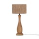 - Toba - Wood Table Lamp with Natural Jute Trio-567200130 - Toba - Wood Table Lamp with Natural Jute