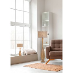 Toba - Wood Table Lamp with Natural Jute Toba - Wood Table Lamp with Natural Jute