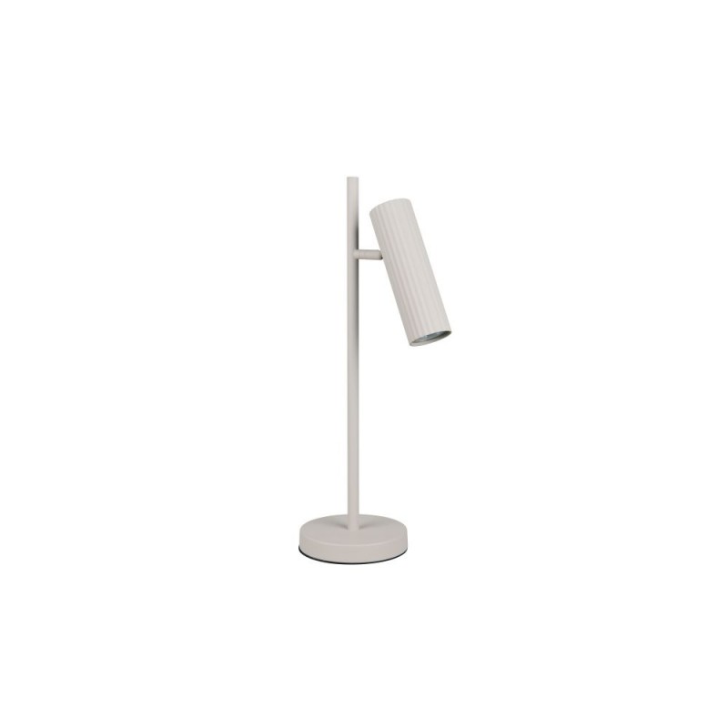 Trio-567700176 - Soka - Warm Grey Ribbed Desk Lamp