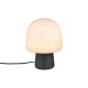 - Steen - Black Table Lamp with White Glass Trio-568200132 - Steen - Black Table Lamp with White Glass