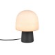 - Steen - Black Table Lamp with White Glass Trio-568200132 - Steen - Black Table Lamp with White Glass