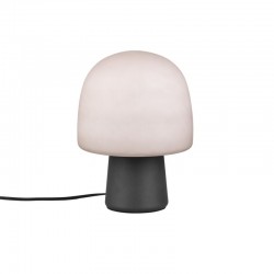 Steen - Black Table Lamp with White Glass Steen - Black Table Lamp with White Glass