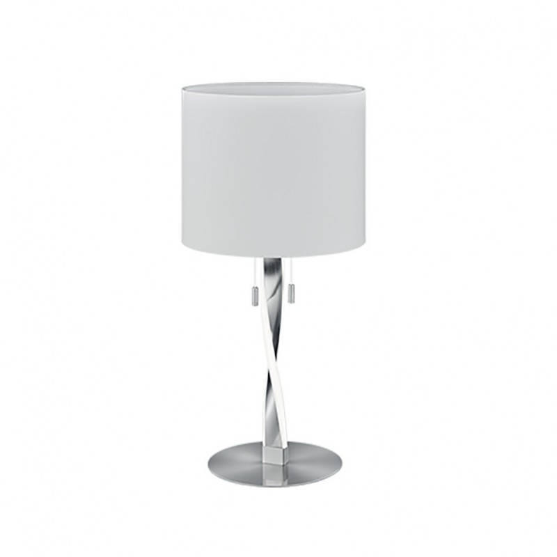 - Nandor - Matt Nickel LED Table Lamp with White Shade Trio-575310307 - Nandor - Matt Nickel LED Table Lamp with White Shade