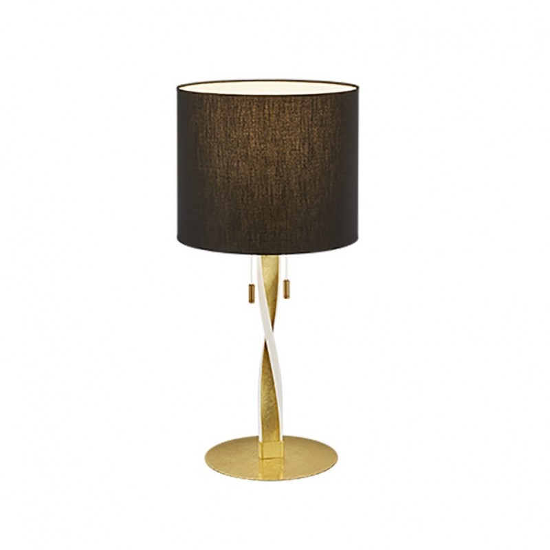 - Nandor - Gold LED Table Lamp with Black Shade Trio-575310379 - Nandor - Gold LED Table Lamp with Black Shade