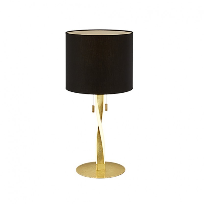 - Nandor - Gold LED Table Lamp with Black Shade Trio-575310379 - Nandor - Gold LED Table Lamp with Black Shade