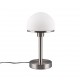 Table & Floor Lamp - Joost II - Matt Nickel Table Lamp with White Glass Trio-592300107 - Joost II - Matt Nickel Table Lamp with White Glass