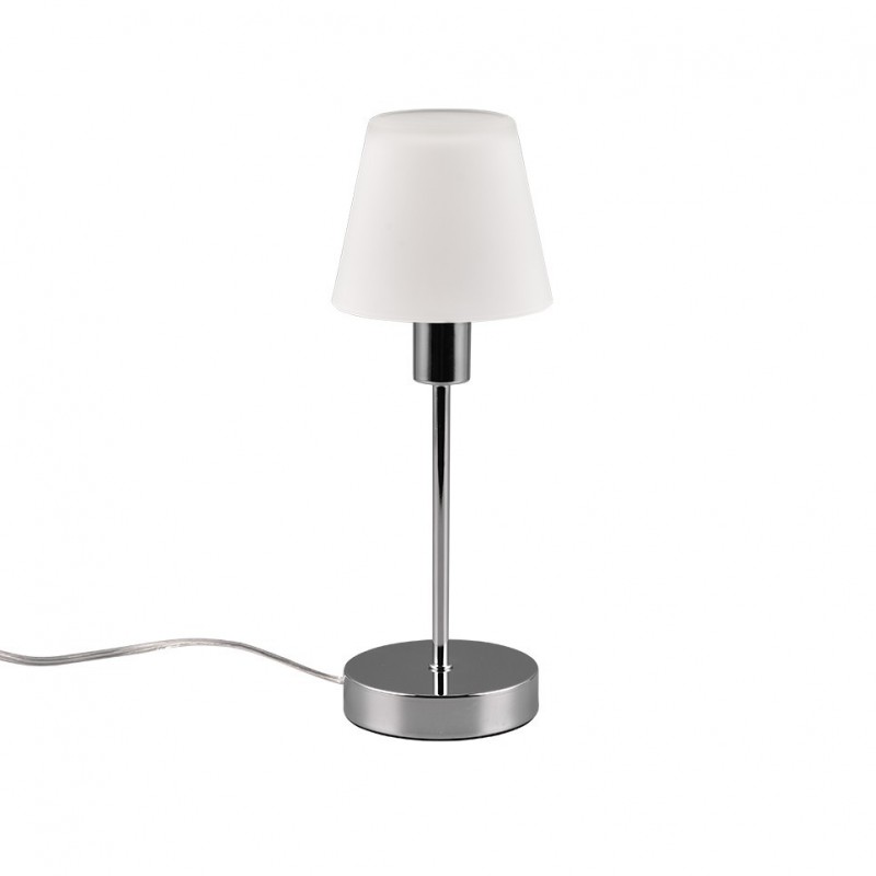 - Luis II - Chrome Table Lamp with Opal White Glass Trio-595700106 - Luis II - Chrome Table Lamp with Opal White Glass