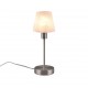 - Luis II - Matt Nickel Table Lamp with Alabaster Glass Trio-595700107 - Luis II - Matt Nickel Table Lamp with Alabaster Glass