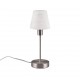 - Luis II - Matt Nickel Table Lamp with Alabaster Glass Trio-595700107 - Luis II - Matt Nickel Table Lamp with Alabaster Glass