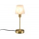 - Luis II - Matt Brass Table Lamp with Alabaster Glass Trio-595700108 - Luis II - Matt Brass Table Lamp with Alabaster Glass