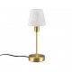 - Luis II - Matt Brass Table Lamp with Alabaster Glass Trio-595700108 - Luis II - Matt Brass Table Lamp with Alabaster Glass