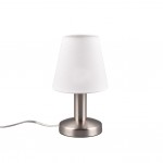 Mats II - Matt Nickel Table Lamp with White Shade Mats II - Matt Nickel Table Lamp with White Shade