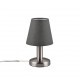 - Mats II - Matt Nickel Table Lamp with Grey Shade Trio-599700142 - Mats II - Matt Nickel Table Lamp with Grey Shade