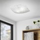 - Spirelli - Decorative Ceiling Lamp with White Glass Trio-604400101 - Spirelli - Decorative Ceiling Lamp with White Glass