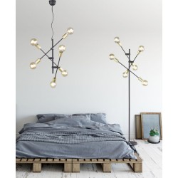 Cross - Black & Gold 6 Light Ceiling Lamp Cross - Black & Gold 6 Light Ceiling Lamp