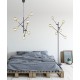 - Cross - Black & Gold 6 Light Ceiling Lamp Trio-606700632 - Cross - Black & Gold 6 Light Ceiling Lamp